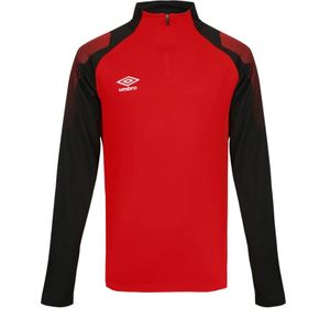 Umbro, Teamwear Sweatshirt Chal 1/2 Zp Rood, Heren, Maat:L