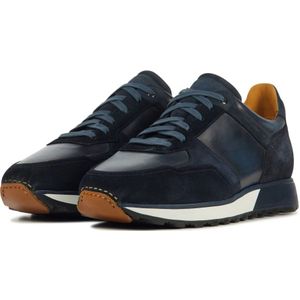 Magnanni, Schoenen, Heren, Blauw, 44 EU, Suède, Sneakers