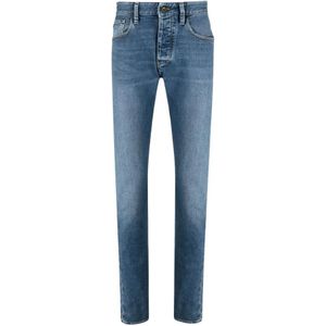 Emporio Armani, J75 Jeans - Denim Blauw, Heren, Maat:W36 L32