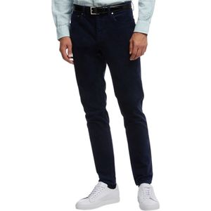 Brooks Brothers, Milano Slim-Fit broek, corduroy Blauw, Heren, Maat:W32