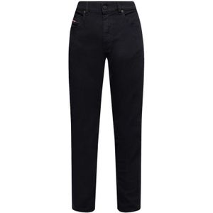 Diesel, Jeans, Heren, Zwart, W34 L32, Slimfit-jeans