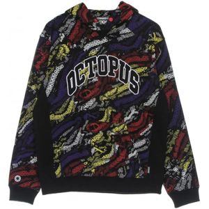Octopus, Sweatshirts & Hoodies, Heren, Zwart, XS, lichtgewicht hoodie deco