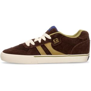 Globe, Schoenen, Heren, Bruin, 46 EU, Suède, Skate Schoenen Encore-2 Dark Oak/Sulphur