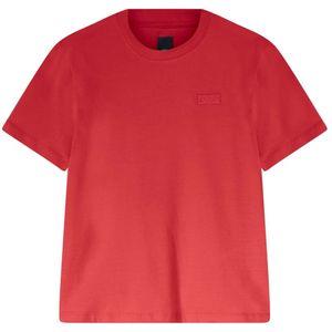 add, Tops, Dames, Rood, XL, Katoen, Katoenen Jersey Ronde Hals T-shirt