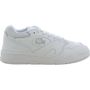 Lacoste, Witte Lineshot Herenschoenen Wit, Heren, Maat:43 1/2 EU