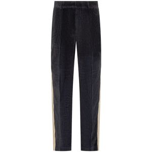 Palm Angels, Corduroy Suit Broek Blauw, Heren, Maat:M