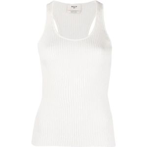 Bally, Wit Casual Tank Top Blouse Wit, Dames, Maat:M