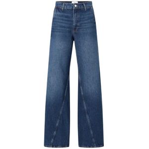Anine Bing, Jeans, Dames, Blauw, W30, Katoen, Wide Jeans