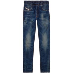 Diesel, Jeans, Heren, Blauw, W38, Tapered 2030 D-Krooley Joggjeans®