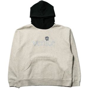Erl, Sweatshirts & Hoodies, Heren, Grijs, L, Grijze Venice hoodie
