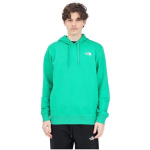 The North Face, Groene Heren Hoodie met Drew Peak Print Groen, Heren, Maat:S