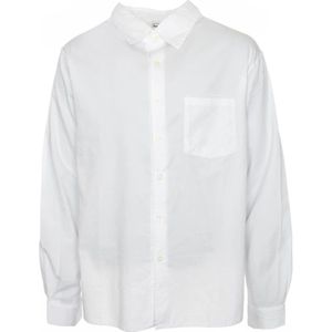 American Vintage, Overhemden, Heren, Wit, XL, Overhemd met lange mouwen en Kent kraag