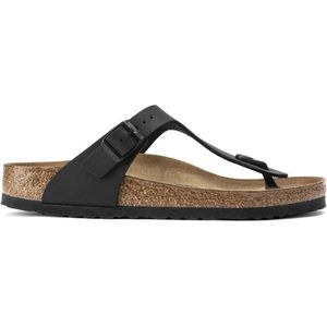 Birkenstock, Schoenen, Heren, Zwart, 38 EU, Leer, Gizeh Birko-Flor Sandalen