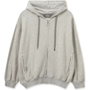 MOS Mosh, Sweatshirts & Hoodies, Heren, Grijs, L, Vinca Zip Hoodie Sweatshirt