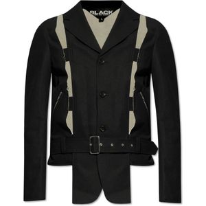 Comme des Garçons, Jas met blazer motief Zwart, Heren, Maat:M