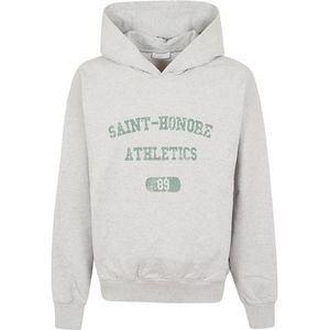 1989 Studio, Sweatshirts & Hoodies, Heren, Grijs, M, Katoen, Distressed Hoodie van Saint Honore Athletics