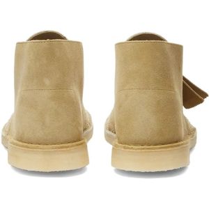 Clarks, Schoenen, Heren, Beige, 44 1/2 EU, Suède, Enkel laarzen