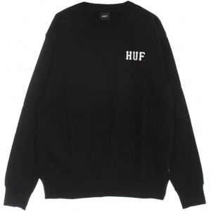 Huf, Sweatshirts & Hoodies, Heren, Zwart, S, Sweatshirt
