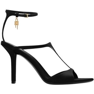 Givenchy, ‘G Lock’ hakken sandalen Zwart, Dames, Maat:38 EU