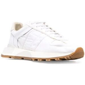 Maison Margiela, Schoenen, Heren, Wit, 45 EU, Klassieke Witte Sneakers voor Mannen