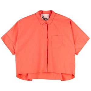 8Pm, Blouses & Shirts, Dames, Oranje, M, Overhemd met knoopsluiting en zak