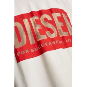 Diesel, Tops, Heren, Wit, M, Katoen, Witte T-shirts en Polos