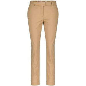 Hugo Boss, Stretch-Jersey Slim-Fit Broek Bruin, Dames, Maat:S