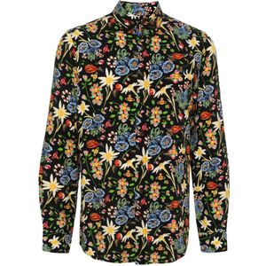 Vivienne Westwood, Overhemden, Heren, Veelkleurig, XL, Bloemenprint Button-Down Overhemd