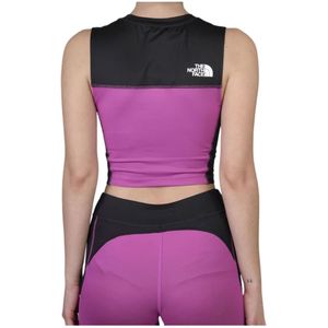 The North Face, Sport, Dames, Paars, XS, Polyester, Polyester Gebreide Tank in Extreme Stijl