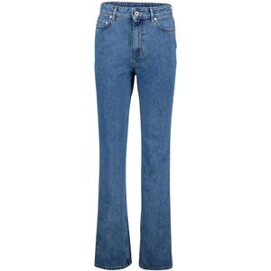 Burberry, Jeans, Dames, Blauw, W26, Katoen, Straight Leg Jeans