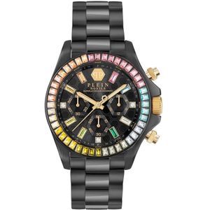 Philipp Plein, Lady Rainbow Chrono Nobile Horloge Veelkleurig, Dames, Maat:ONE Size
