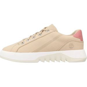 Timberland, Schoenen, Dames, Bruin, 36 EU, Canvas Sneakers voor Vrouwen