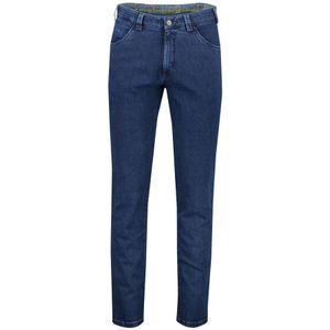 Meyer, Jeans, Heren, Blauw, L, Denim, Slim Fit Donkerblauwe Denim Jeans