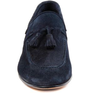 Dee Ocleppo, Schoenen, Heren, Blauw, 41 EU, Suède, Blauwe Suède Loafers