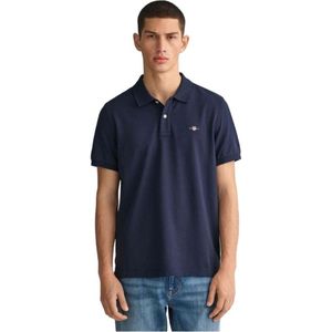 Polo GANT Men Ruggers Ss Evening Blue