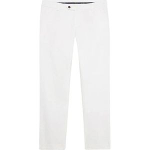 Brooks Brothers, Witte stretch katoenen chinos Wit, Heren, Maat:W36