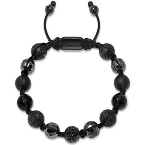 Nialaya, Bracelets Zwart, Heren, Maat:L