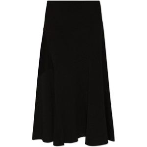 Jil Sander, Rok met stiksels Zwart, Dames, Maat:S