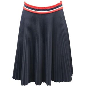 Prada Vintage, Pre-owned, Dames, Blauw, M, Polyester, Pre-owned Skirts