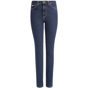 Guess, Jeans, Dames, Blauw, W28, Denim, Slim Fit Denim Jeans