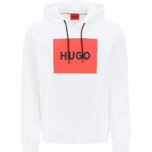 Hugo Boss, Sweatshirts & Hoodies, Heren, Wit, L, Katoen, Hoodies