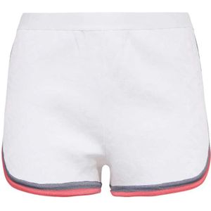 Fendi, Korte broeken, Dames, Wit, S, Contrast Edge Jacquard Logo Shorts