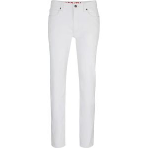 Hugo Boss, Jeans, Heren, Wit, W33 L32, Klieke Witte Jeans