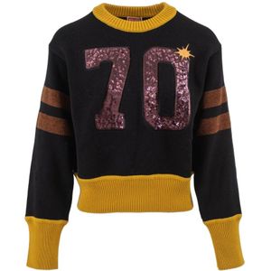 Kenzo, Sequin Patchwork Jersey Veelkleurig, Dames, Maat:S