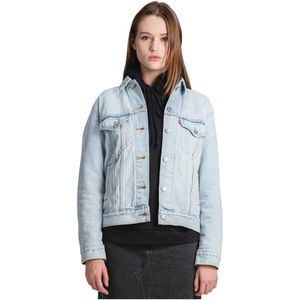 Levi's, Spijkerjasje Blauw, Dames, Maat:M