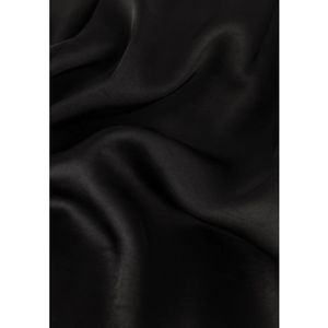 Neo Noir, Kleedjes, Dames, Zwart, M, Satijn, Elegante Sateen Jurk voor Vrouwen