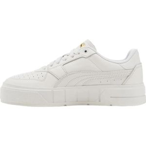 Puma, Schoenen, Dames, Wit, 37 EU, Leer, Witte sportieve leren sneakers voor vrouwen