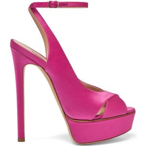 Casadei, Flora Jolly Sandaal Roze, Dames, Maat:38 EU