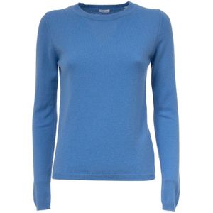 Aspesi, Cashmere Crewneck Sweater Blauw, Dames, Maat:L