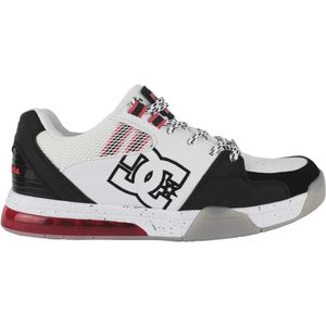 DC Shoes, Schoenen, Heren, Veelkleurig, 41 EU, Leer, Premium Leren Sneakers met Geborduurd Logo